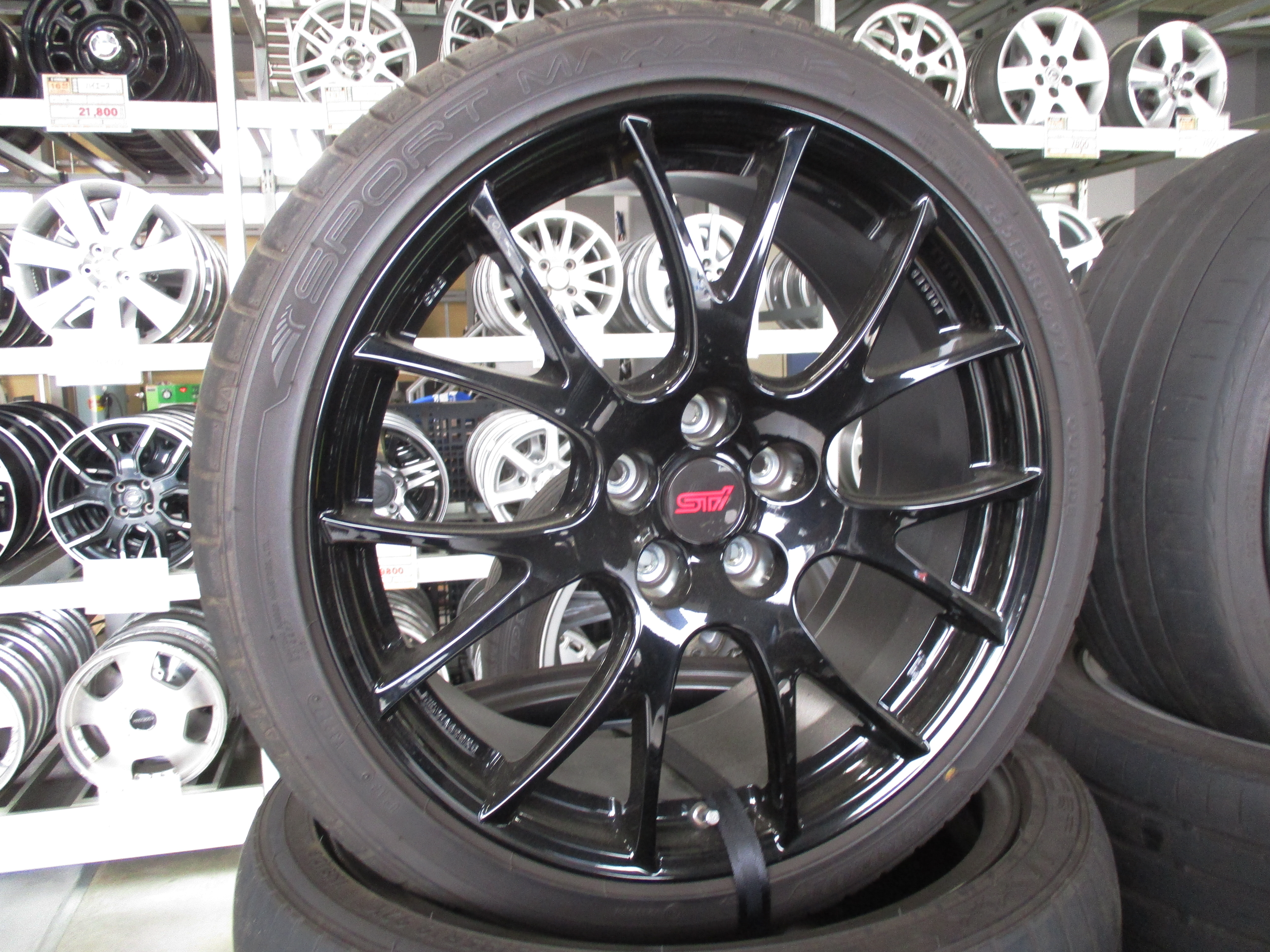 【新品】スバル WRX STI 純正 BBS ホイール 114.3 8.5J