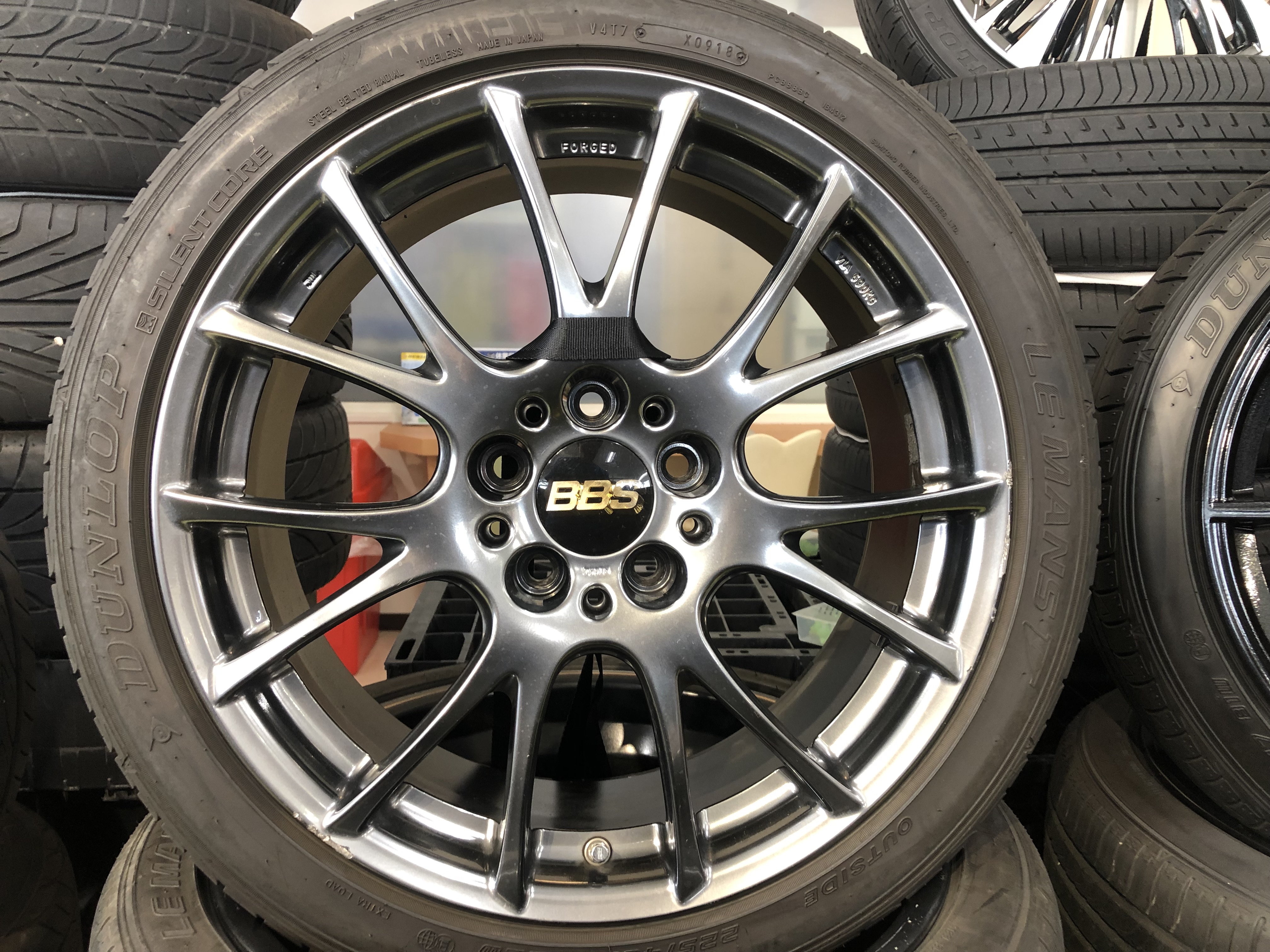 レッド系 BBS BBS RE-V7 【RE-V7009】 18インチ 8.5J 5H120 +36