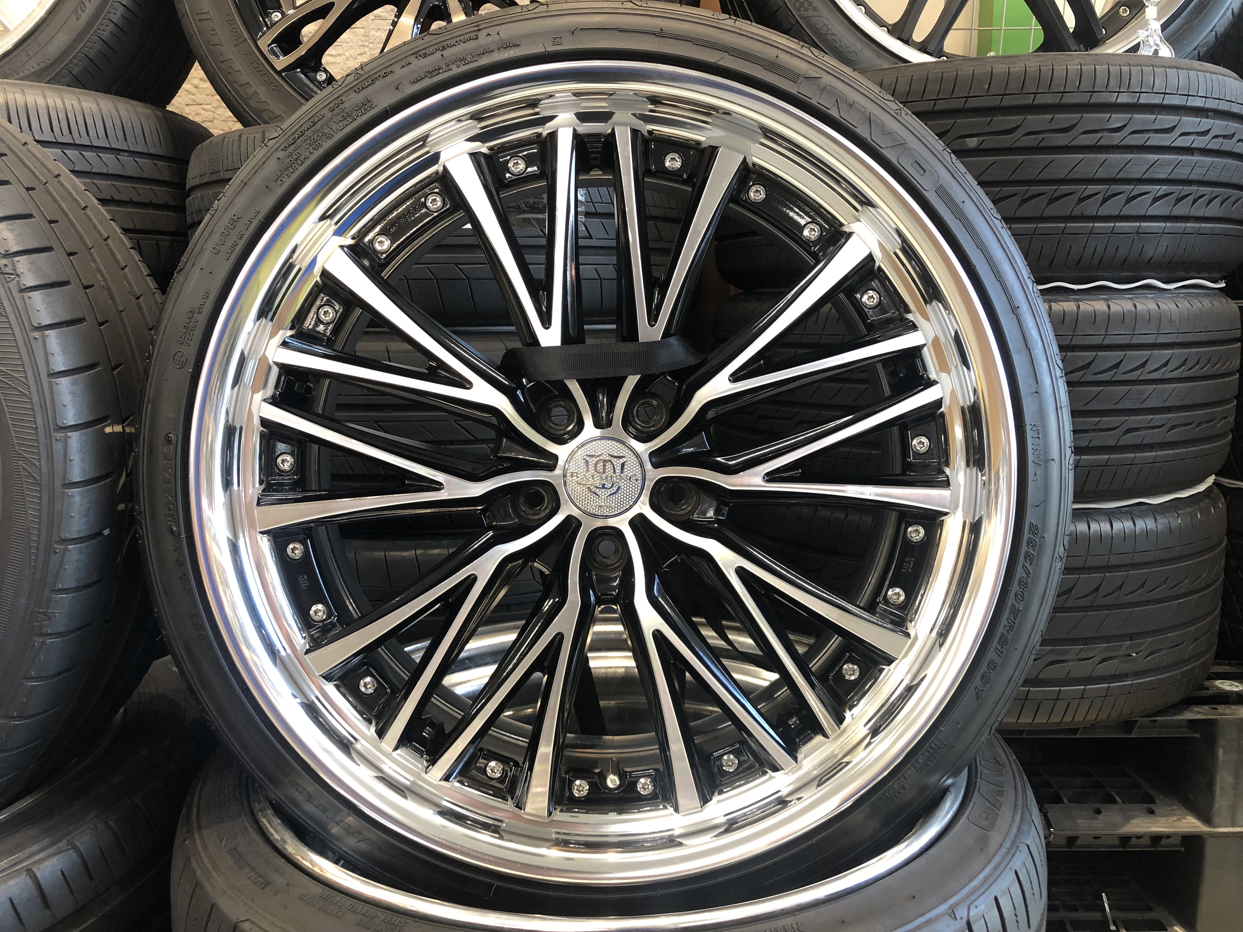 【新作100%新品】中古 WORK Lanvec LD1 MSP タイヤホイール WORK/LANVEC/LD1/MSP/18×8.5J その他