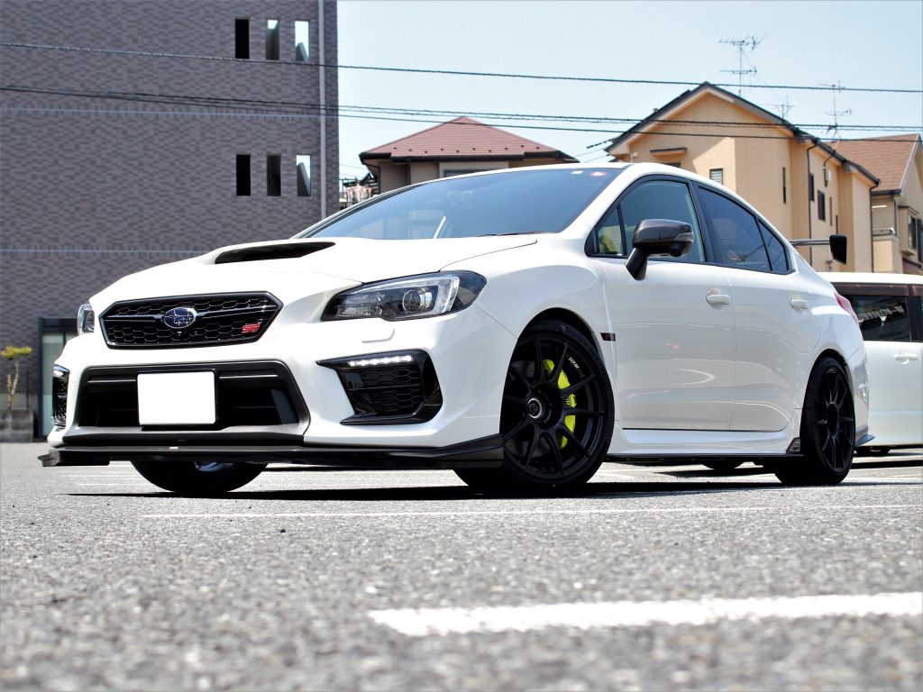 販売限定■冬の支度に■ホイールも美品■スバル　VAB系　WRX　STI　タイプＳ純正　GVB系　インプレッサ　WRX　レヴォーグにも　BBS製　鍛造品■ スタッドレスタイヤ