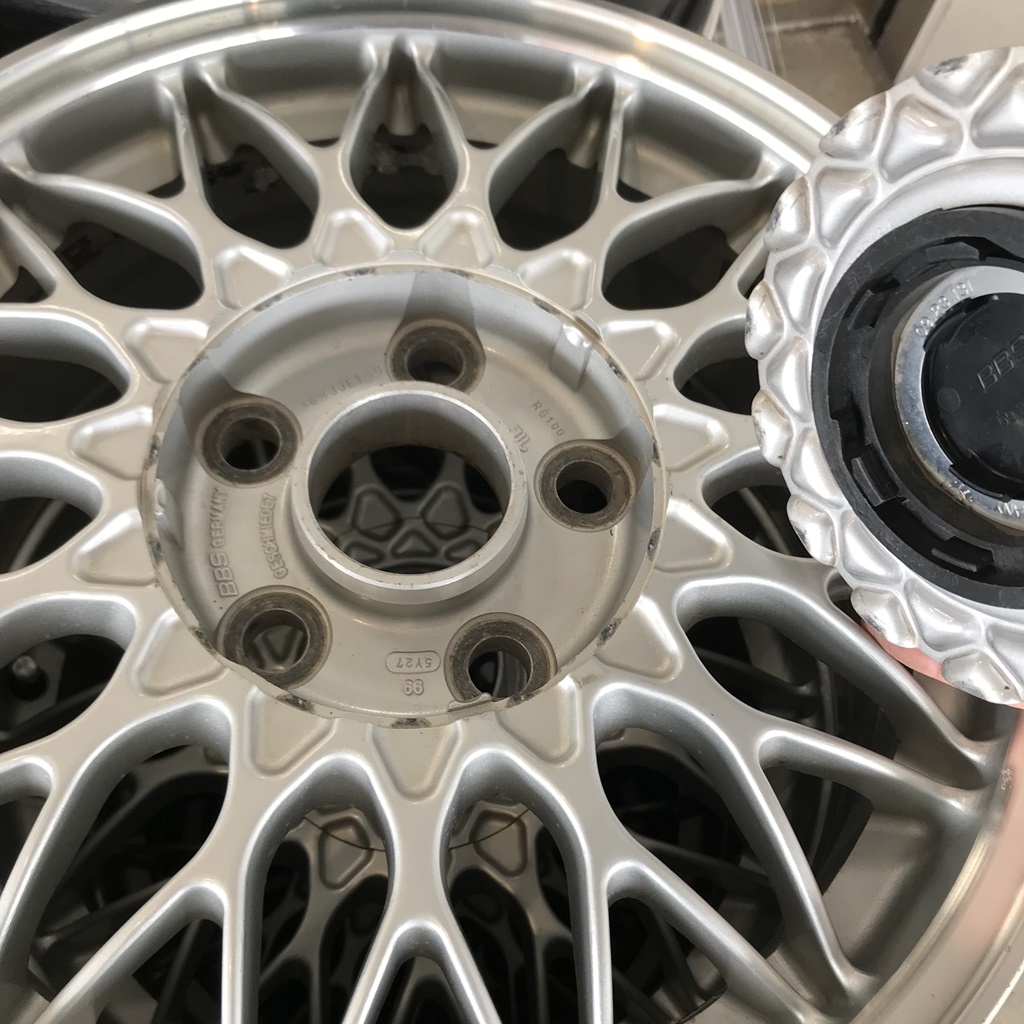 希少！BBS ホイルセンターキャップと専用レンチ - 自動車