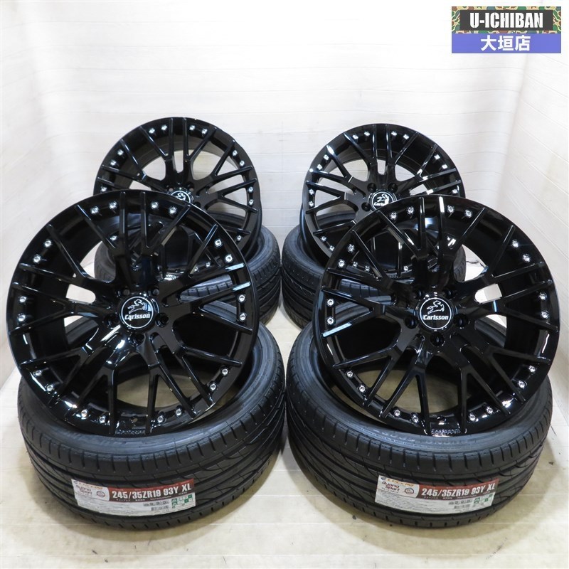 HOT得価新品 carlsson1/10x RSF BE&ピレリ PZERO 225/40-19 255/35-19 AMG・C43 4本セット ラジアルタイヤ