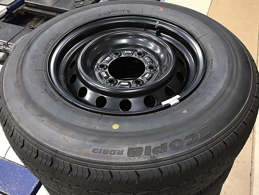 中古 タイヤホイールセット 195/80R15 107/105N+webdev.ilkom