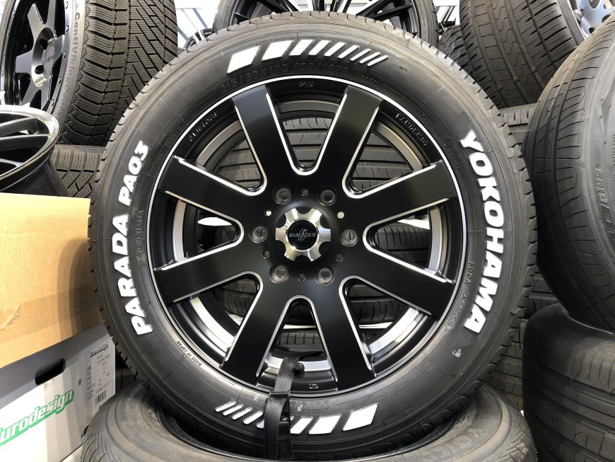 ハイエース ファブレスホイールTOYO TIRES4本 225/50R18比較的きれいな状態だと思います