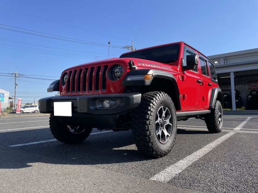 JeepラングラーJL ルビコン純正タイヤ純正スポーツホイールセット　美品