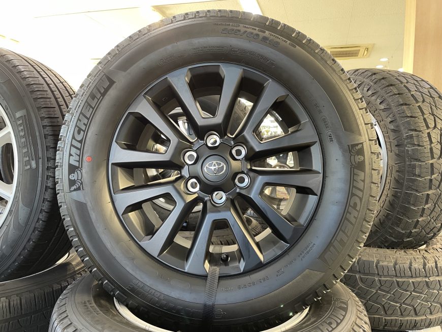 ミシュラン 265/65R17 オールシーズンタイヤホイールセット プラド etc (MICHELIN CROSSCLIMATE & MYRTLE ARMOR 6穴 139.7)