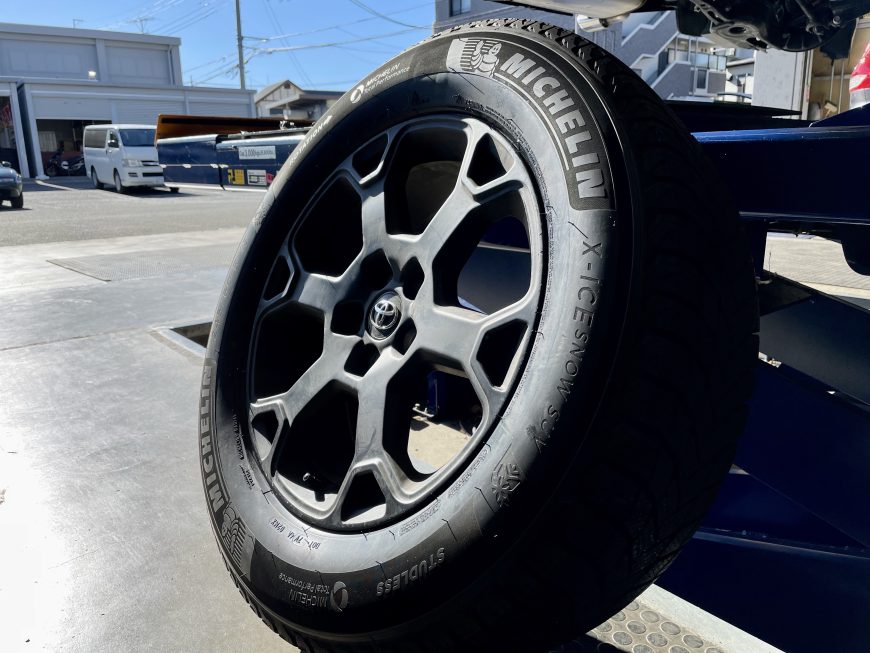 ミシュラン 225/60R18 オールシーズンタイヤホイールセット RAV4 etc (MICHELIN CROSSCLIMATE & MUDVANCEX TypeM 5穴 114.3)